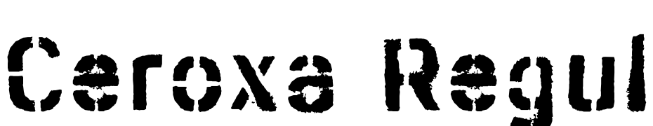 Ceroxa Regular Font Download Free